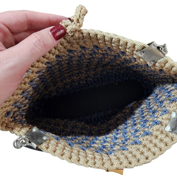 Cossa Bella Crochet Handbag Koketa Boho Cottagecore Peasant Retro Artsy Vintage - Picture 2 of 7